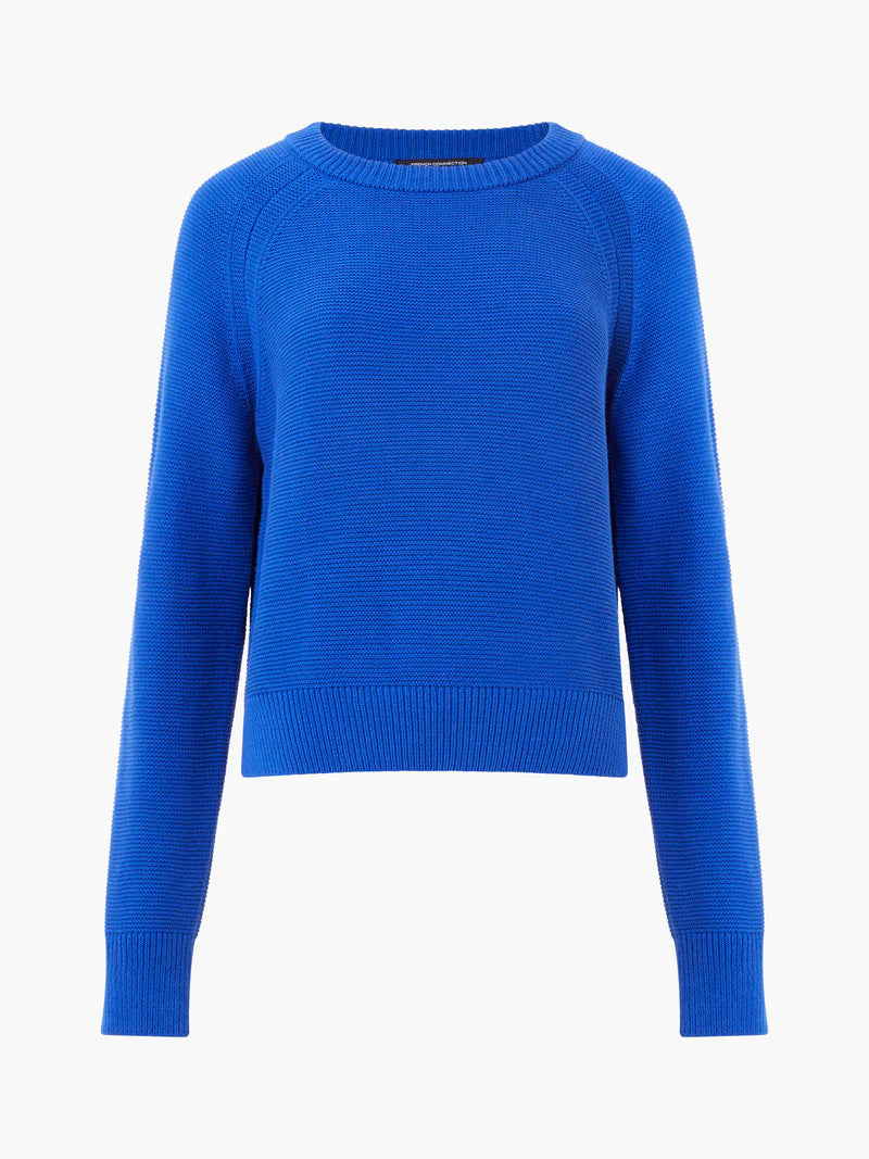 Lily Mozart Long Sleeve Crew Neck Jumper - Sapphire Blue