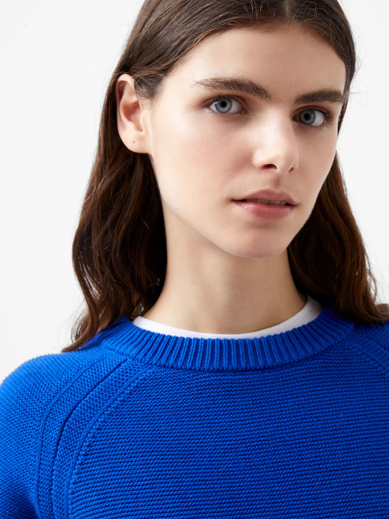 Lily Mozart Long Sleeve Crew Neck Jumper - Sapphire Blue