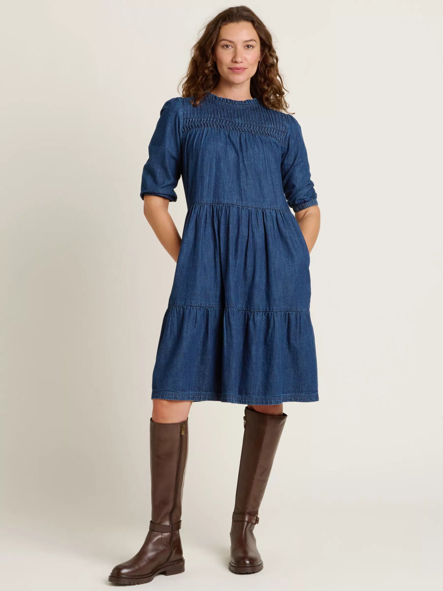 Sherborne Dress - Navy Denim