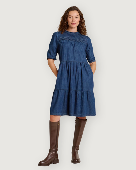 Sherborne Dress - Navy Denim