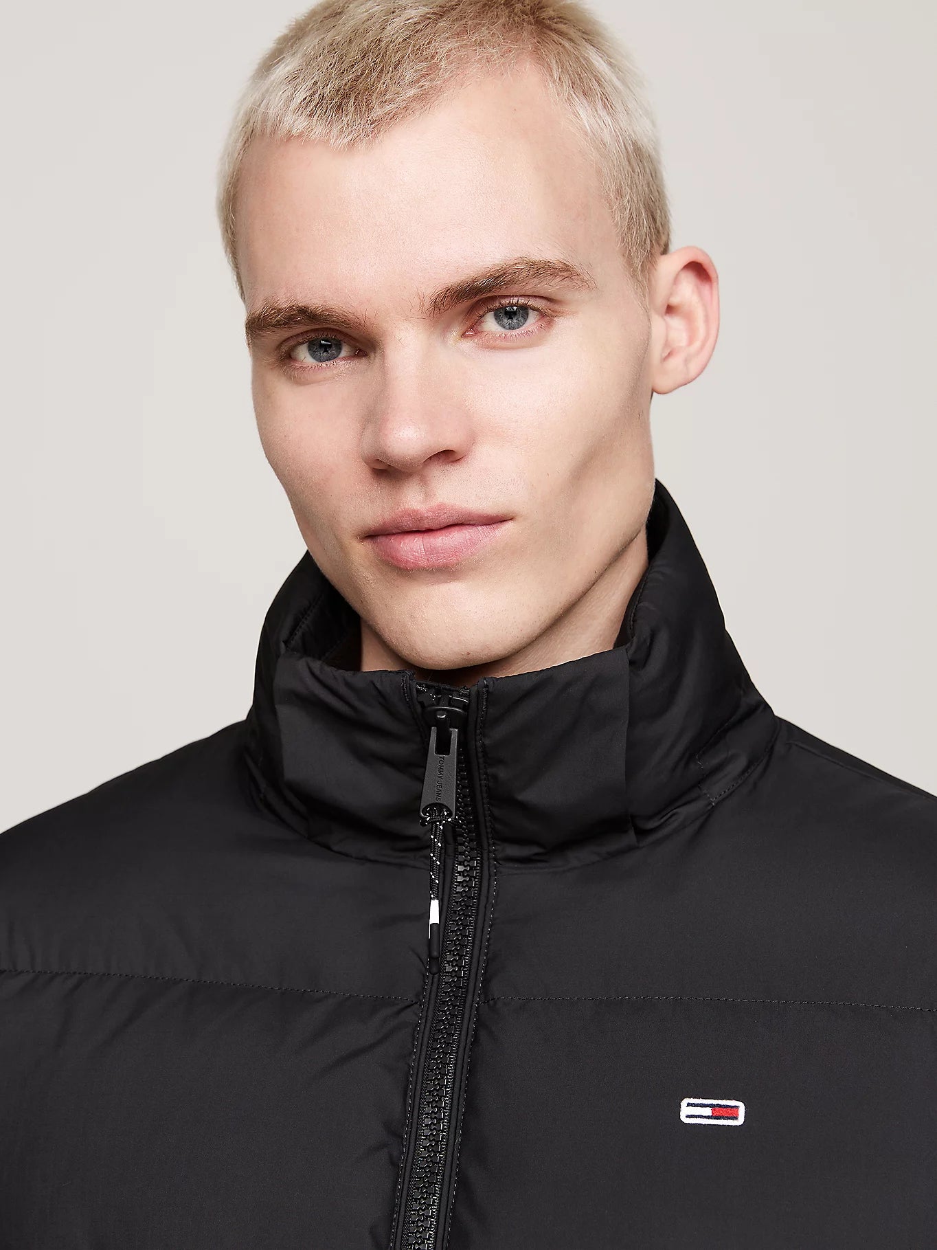 Water Repellent Down Jacket - Black