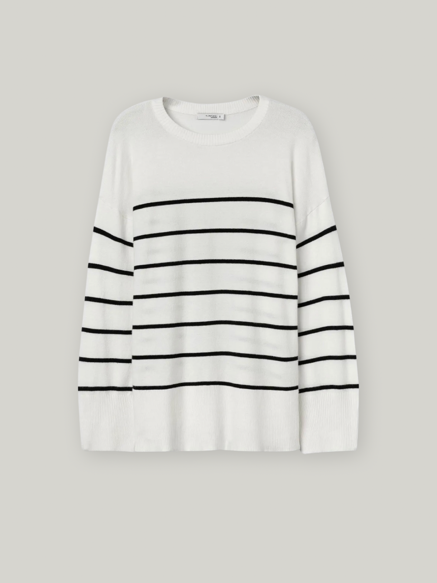 Tiffosi 'Margaret' Sweater - White/Black