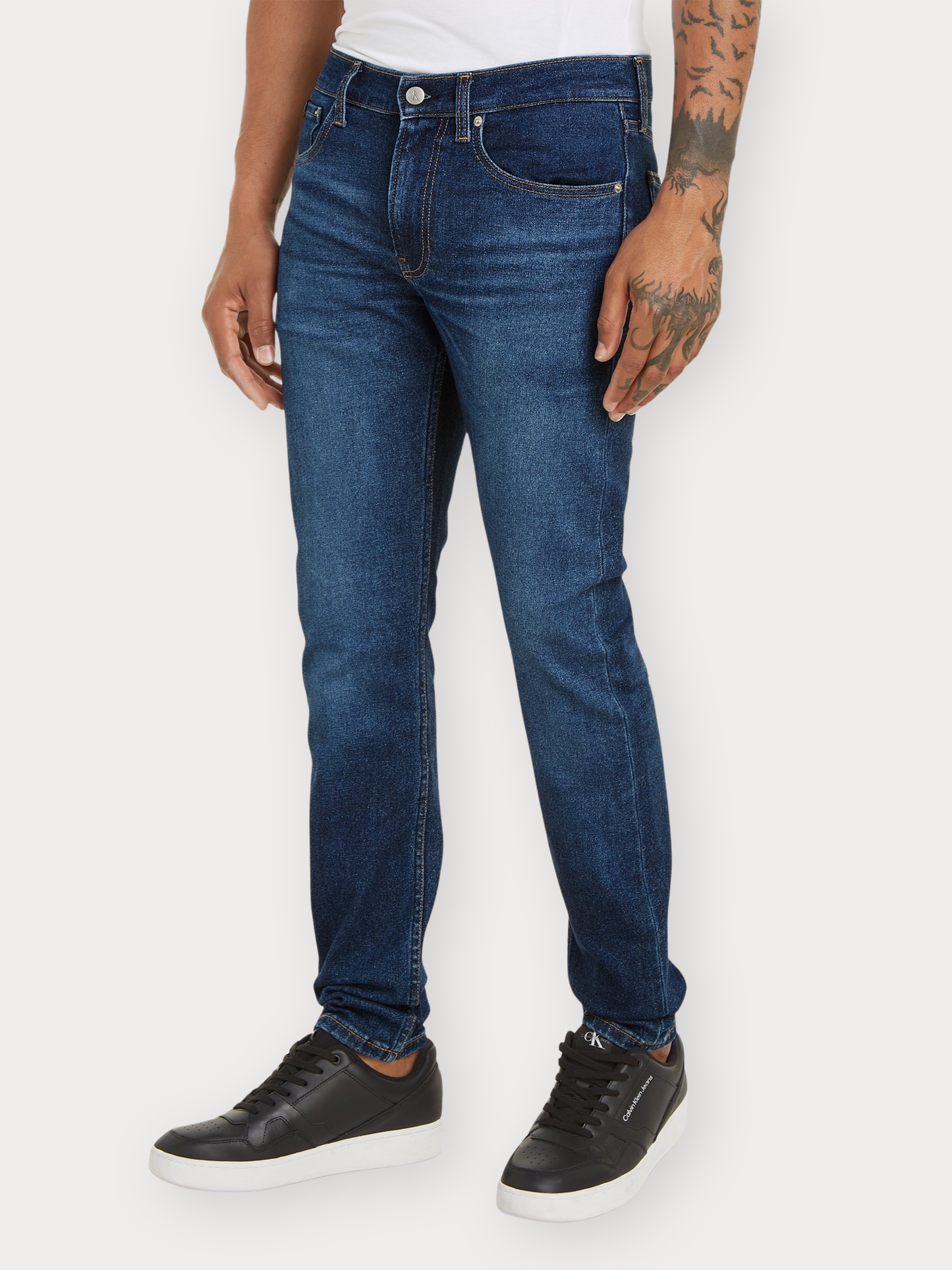 Calvin Klein Slim Taper Jeans - Denim Dark