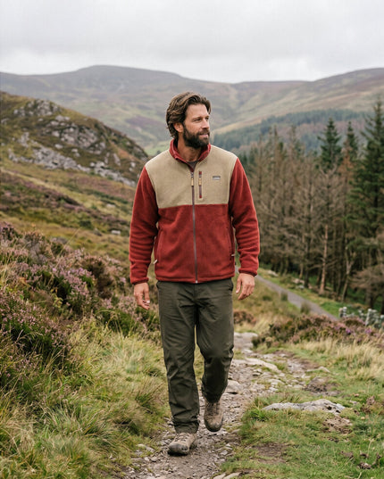 Polar Fleece Deux Full Zip - Brick
