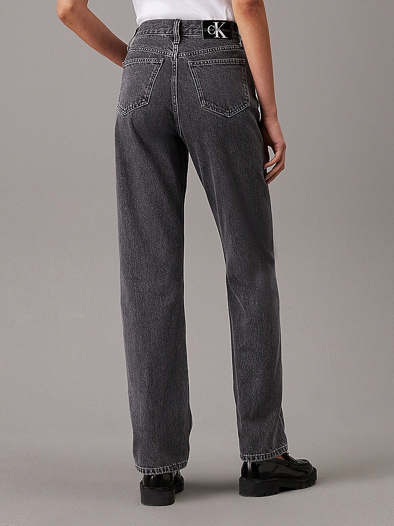 Calvin Klein Jeans - High Rise Straight - Denim Grey