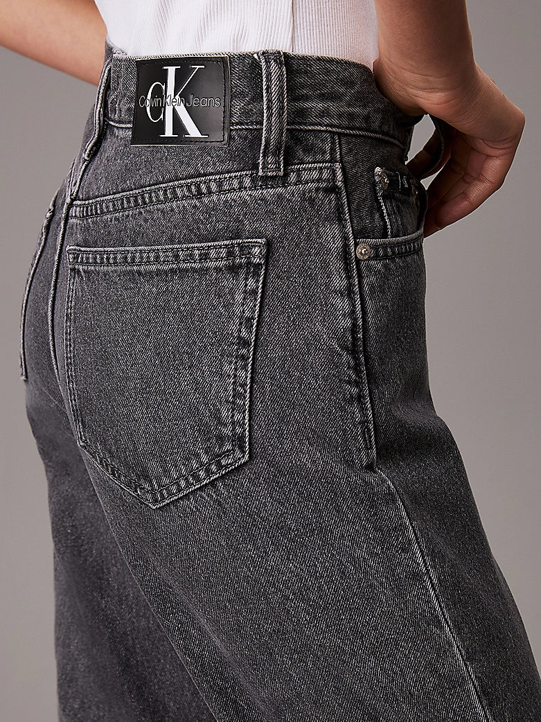 Calvin Klein Jeans - High Rise Straight - Denim Grey