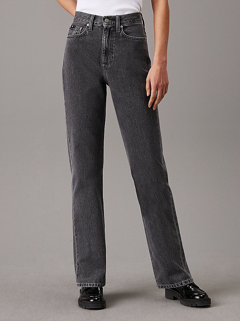 Calvin Klein Jeans - High Rise Straight - Denim Grey