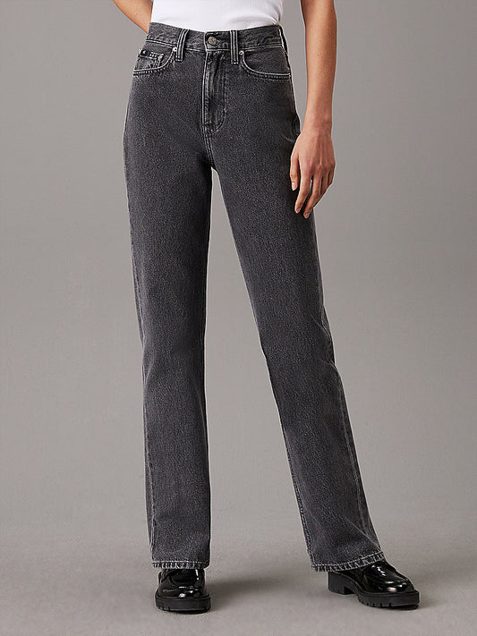 Calvin Klein Jeans - High Rise Straight - Denim Grey