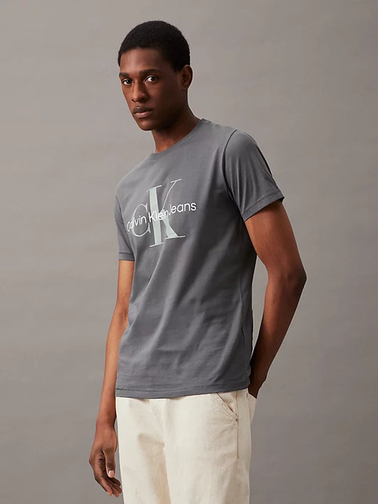 Slim Monogram T-Shirt - Endless Grey