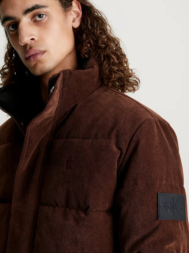 CALVIN KLEIN Oversized Corduroy Puffer Jacket