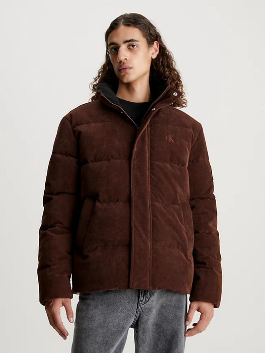 CALVIN KLEIN Oversized Corduroy Puffer Jacket