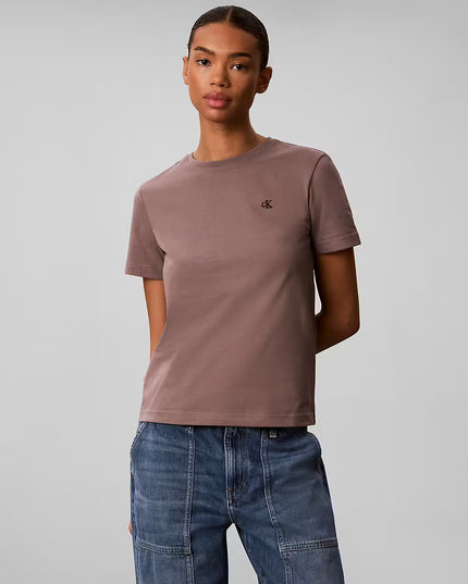 Monogram Crew Tee - Iron