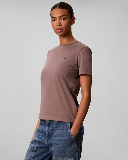 Monogram Crew Tee - Iron