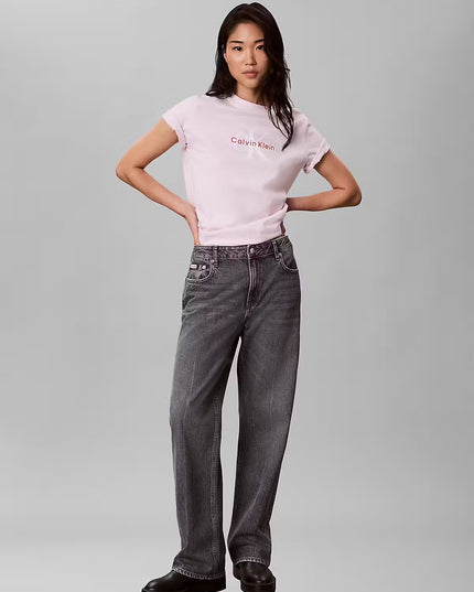 Hero Classic Monologo Crew Neck Tee - Crystal Blush