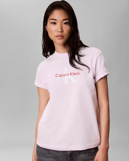 Hero Classic Monologo Crew Neck Tee - Crystal Blush