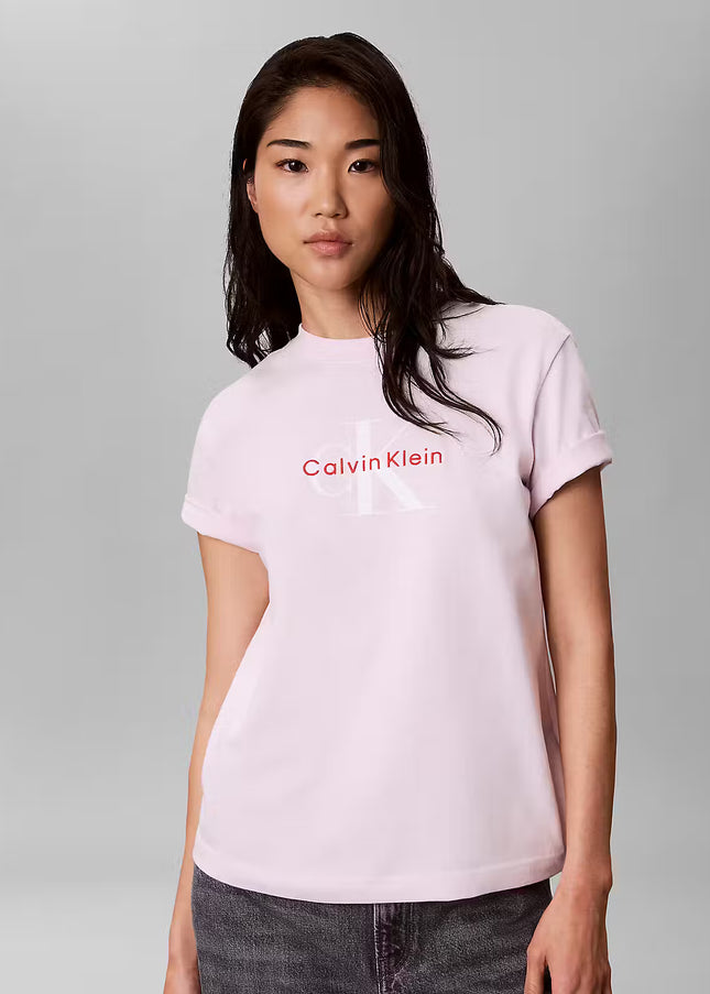 Hero Classic Monologo Crew Neck Tee - Crystal Blush