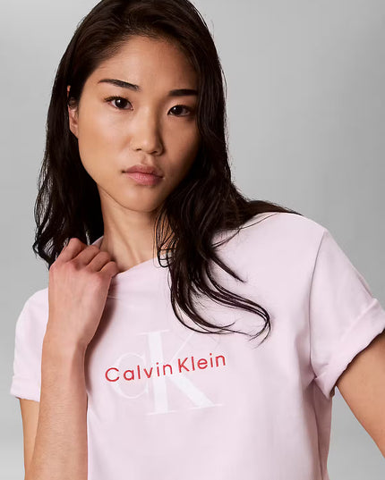 Hero Classic Monologo Crew Neck Tee - Crystal Blush