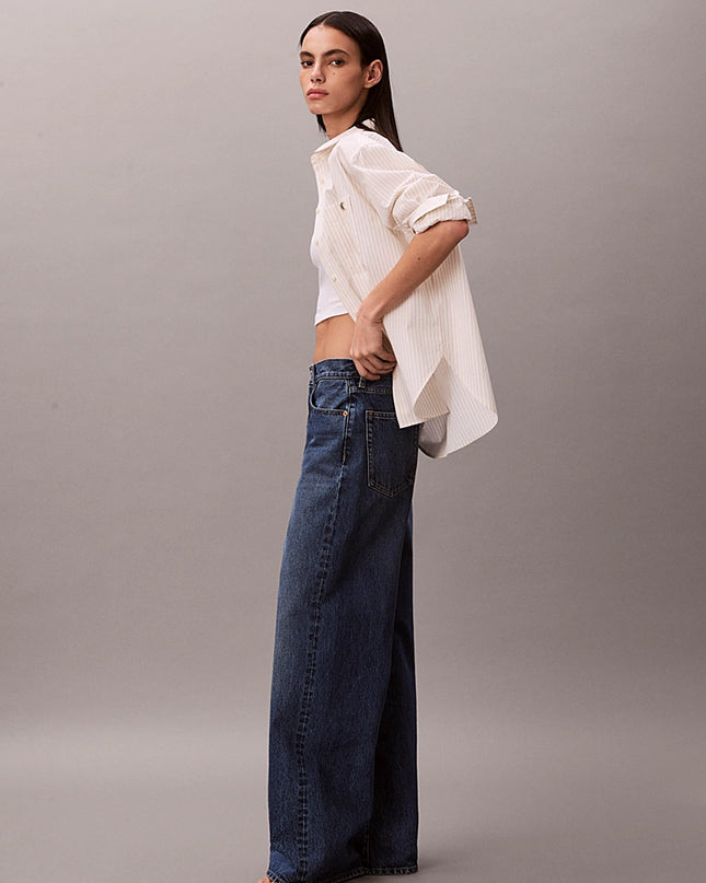 Wide Leg Jeans - Indigo Julius