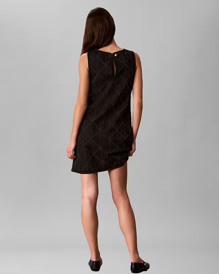 Denim Shift Dress - CK Worn Black