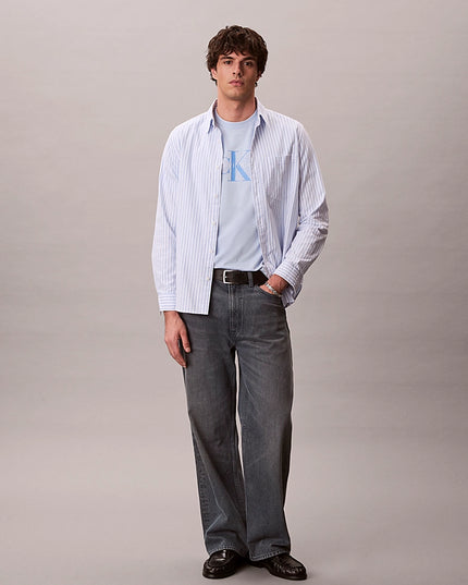 CK Monogram Logo T-Shirt - Breezy Blue