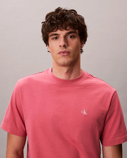 CK Monogram T-Shirt - Brilliant Pink