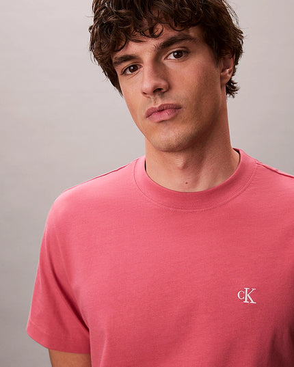 CK Monogram T-Shirt - Brilliant Pink