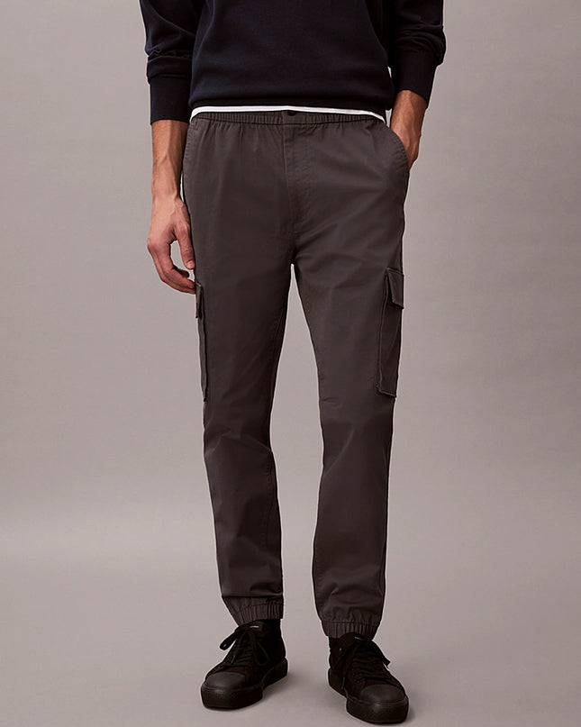 CK Skinny Twill Cargo Pants - Dark Grey