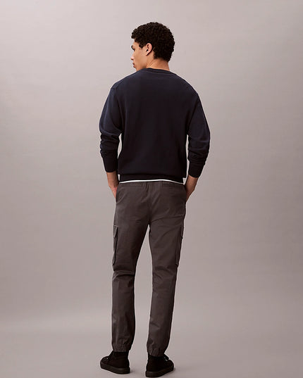 CK Skinny Twill Cargo Pants - Dark Grey
