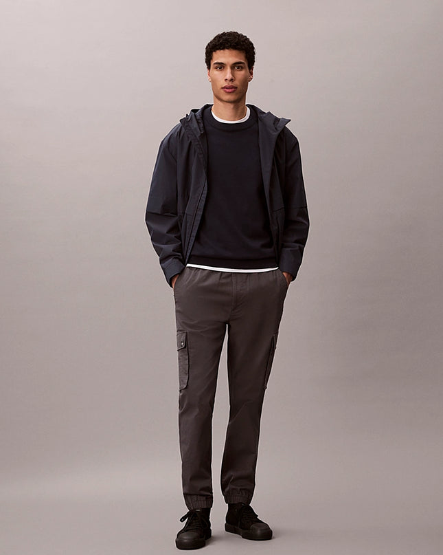 CK Skinny Twill Cargo Pants - Dark Grey