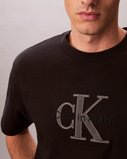 CK Relaxed Logo Applique T-Shirt - Black