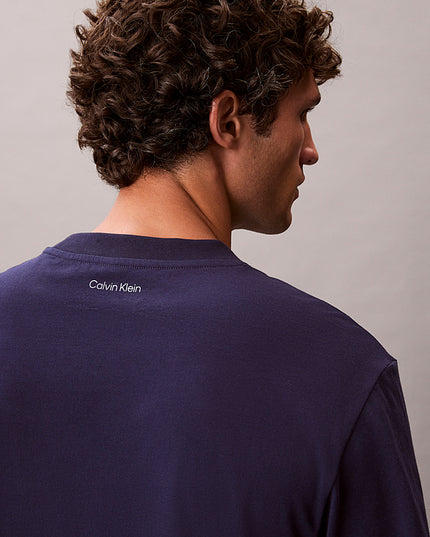 CK Embroidered Logo T-Shirt - Evening Blue