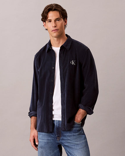 Cotton Corduroy Shirt - Dark Sapphire