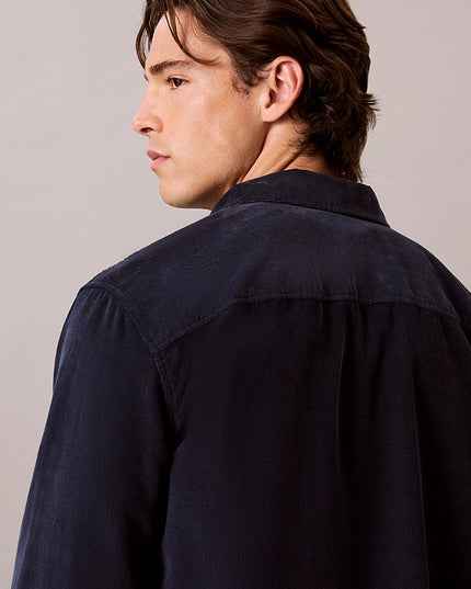 Cotton Corduroy Shirt - Dark Sapphire