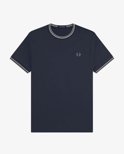 Twin Tipped T-Shirt - Dark Airforce/Ecru/Seagrass