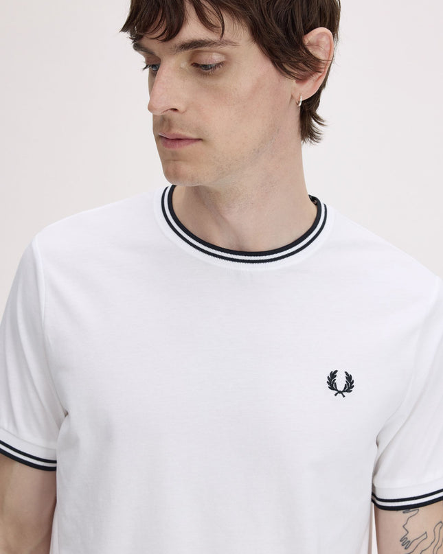 Fred Perry Twin Tipped T-Shirt - 100