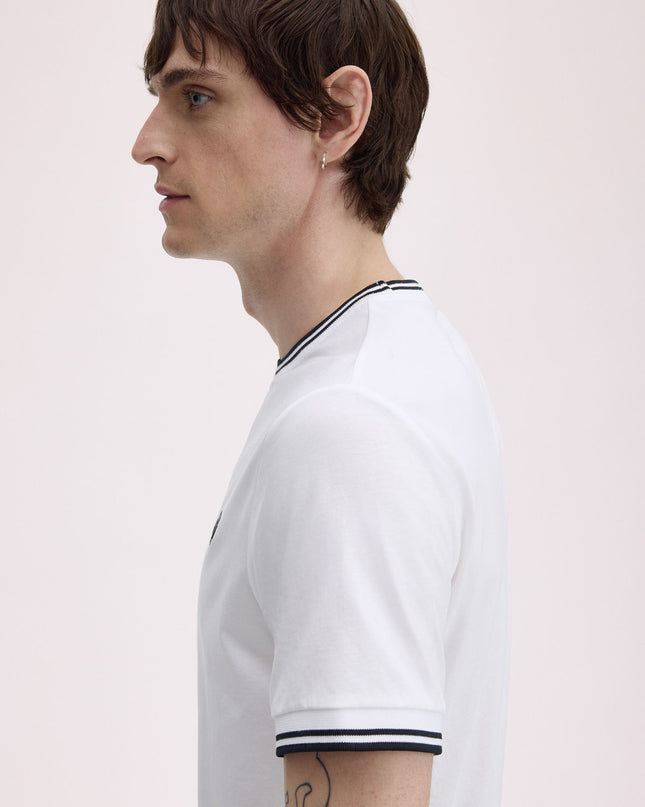 Fred Perry Twin Tipped T-Shirt - 100