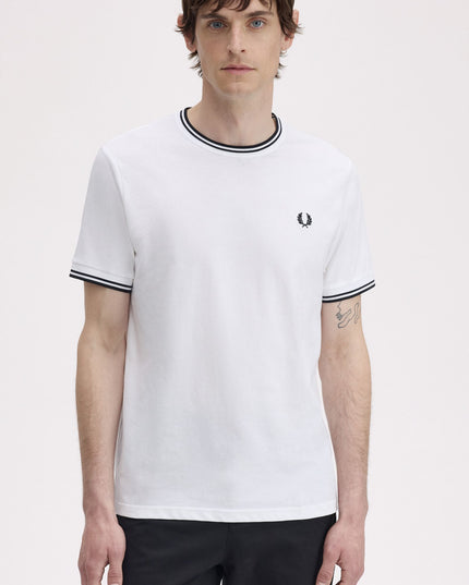 Fred Perry Twin Tipped T-Shirt - 100