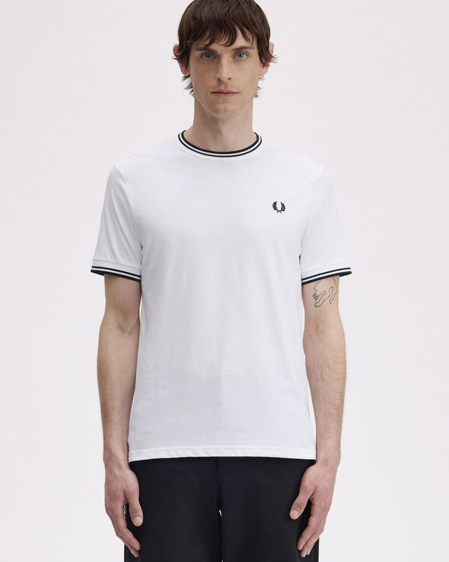 Fred Perry Twin Tipped T-Shirt - 100