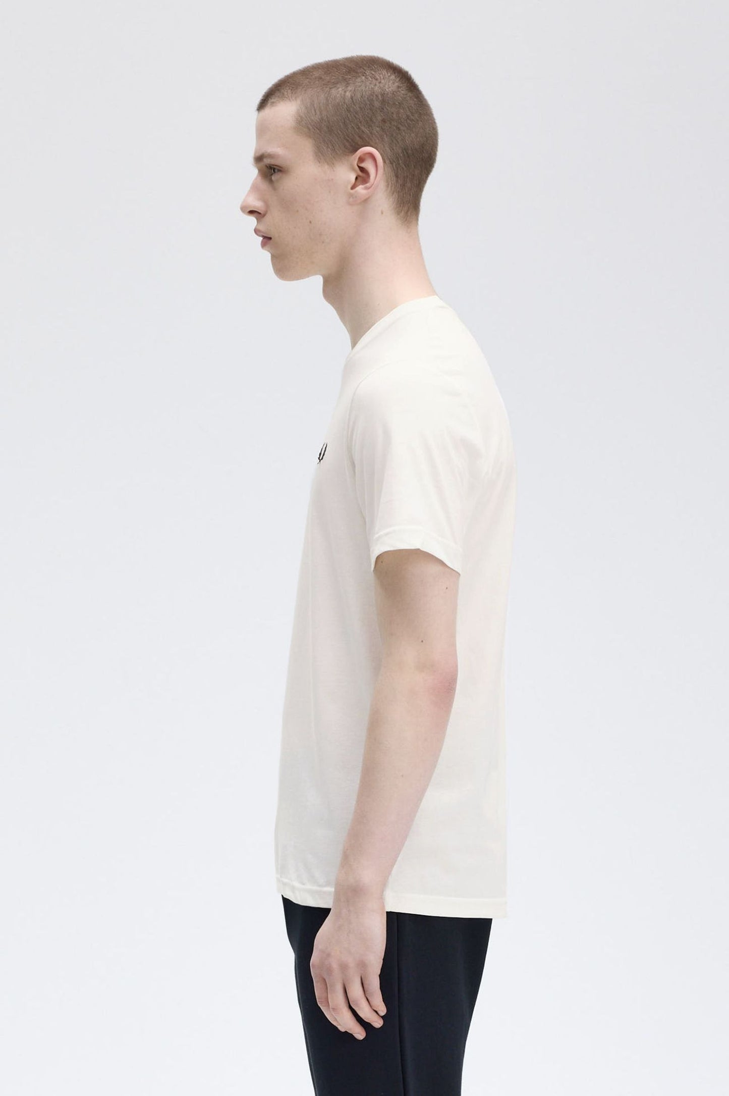 Fred Perry Crew Neck T-Shirt - Snow White