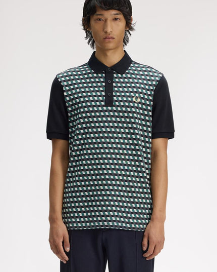 Fred Perry Geometric Polo