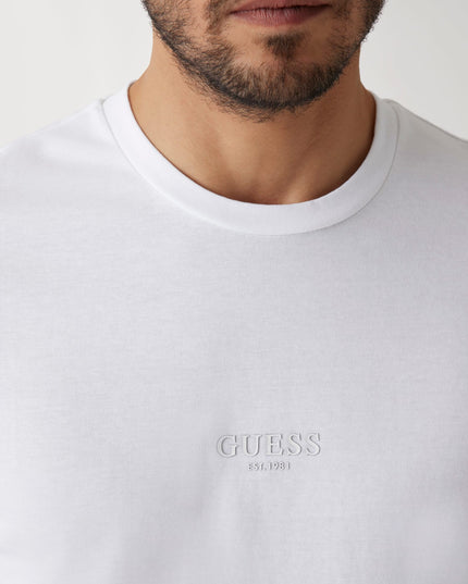 Guess Small Logo T-Shirt In White