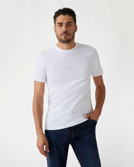Guess Small Logo T-Shirt In White