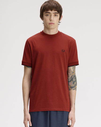 Mesh Cuff T-Shirt - Brandy