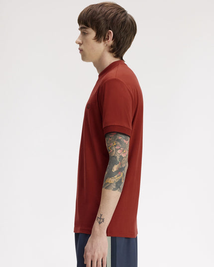 Mesh Cuff T-Shirt - Brandy