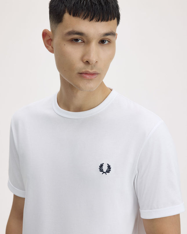 Fred Perry Ringer T-Shirt - 100