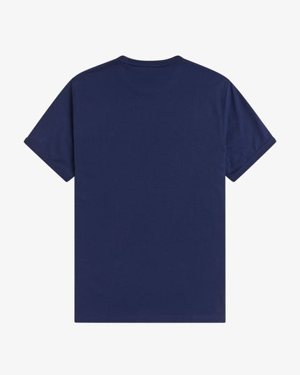 Fred Perry Ringer T-Shirt - French Navy