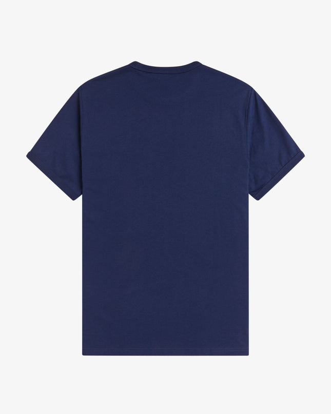 Fred Perry Ringer T-Shirt - French Navy