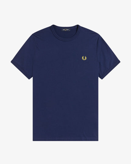 Fred Perry Ringer T-Shirt - French Navy