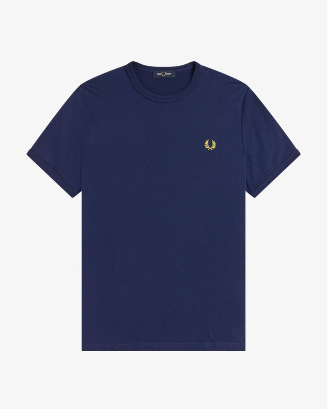 Fred Perry Ringer T-Shirt - French Navy