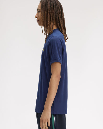 Fred Perry Ringer T-Shirt - French Navy